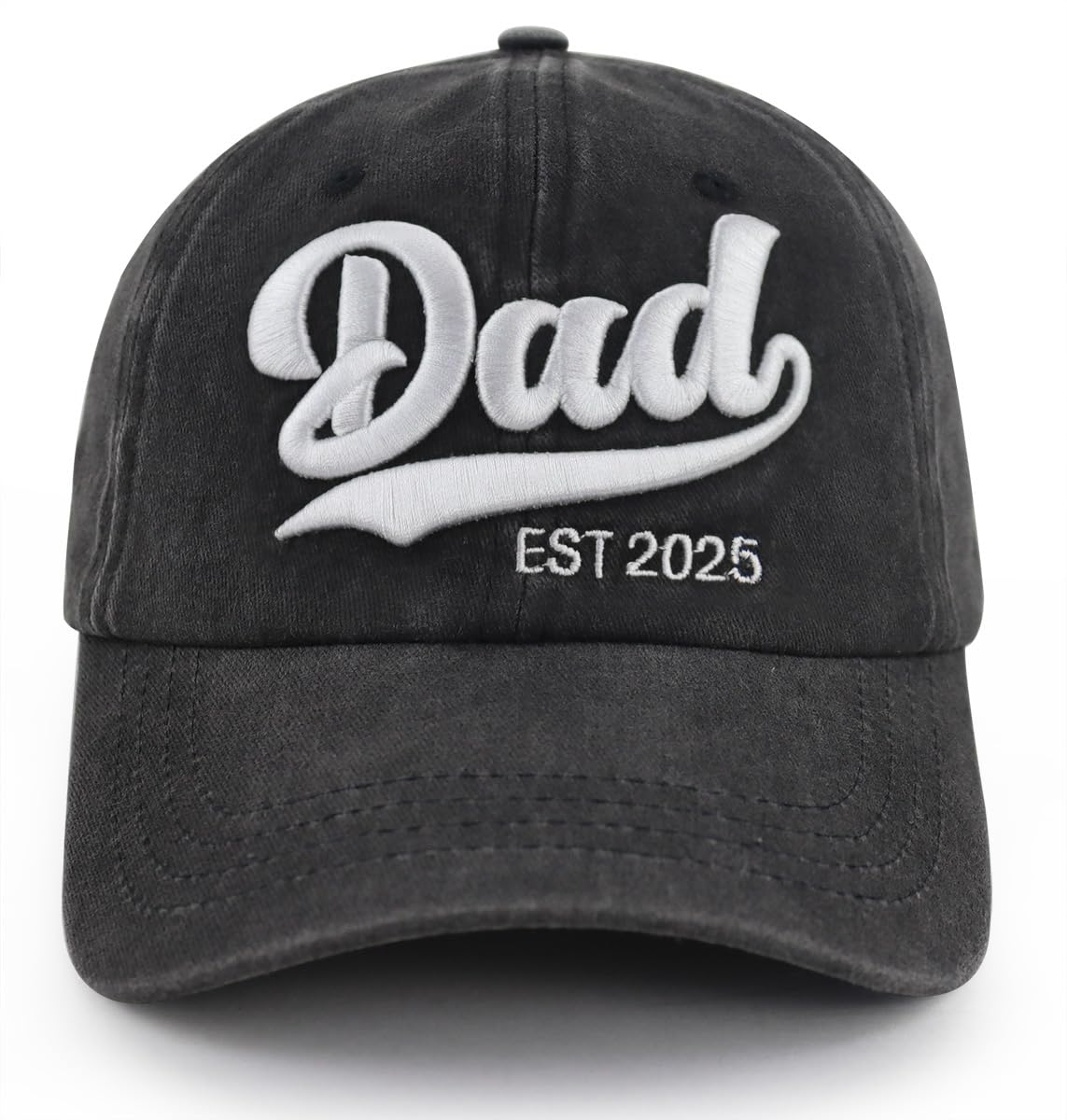 New Parents Gifts for Couples, Mom and Dad EST 2025 Hat, 3D Embroidered New Mother and Father Baseball Cap, Mother's Father's Day Birthday Gift
