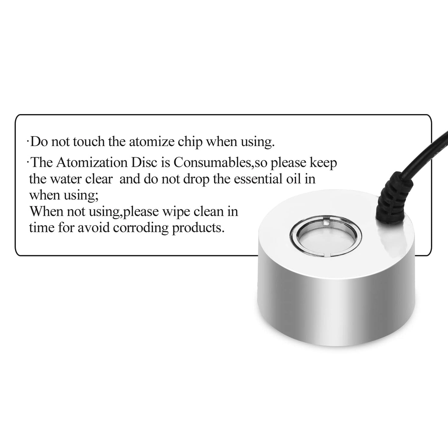 AGPTEK Aluminum Mist Maker Fog Maker for Water Fountain Pond Rockery Fishtank Vase Birdbath