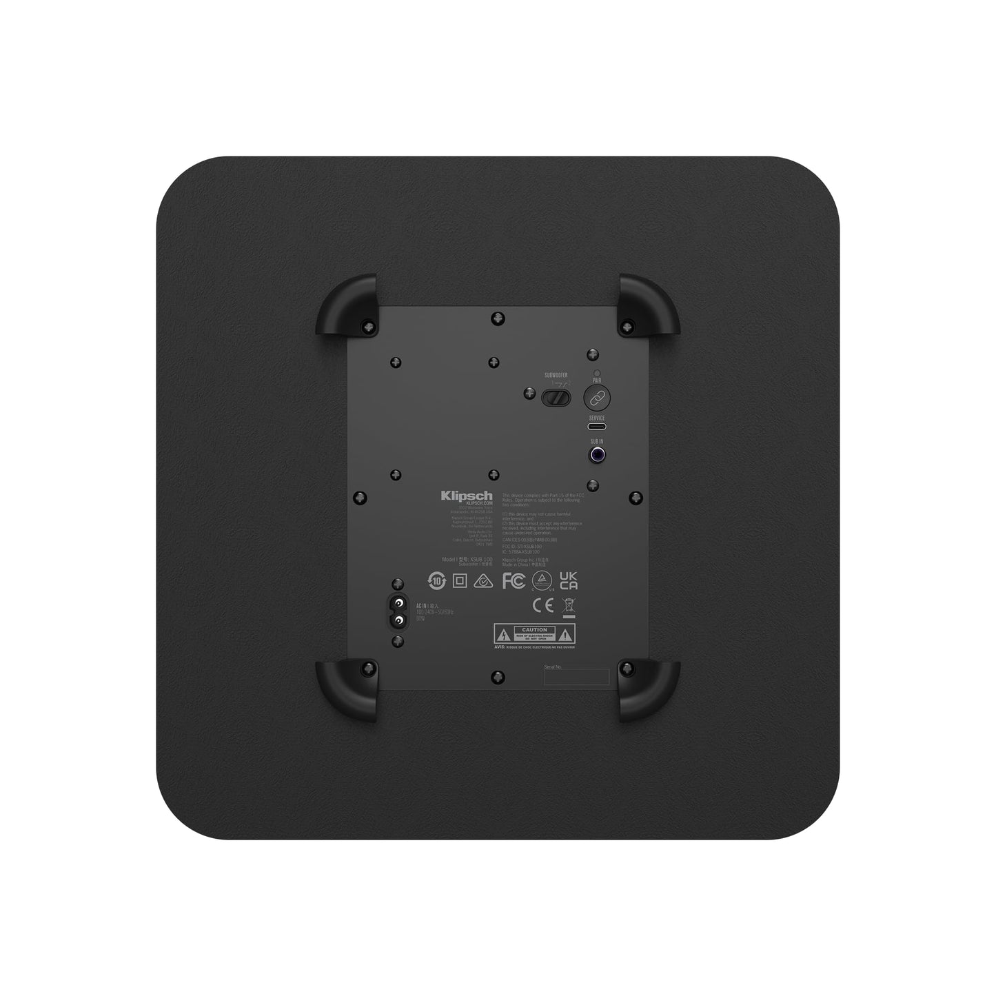 Klipsch Flexus SUB 100 10" Wireless Subwoofer - Black. for Use Only with Klipsch Flexus Sound Bars
