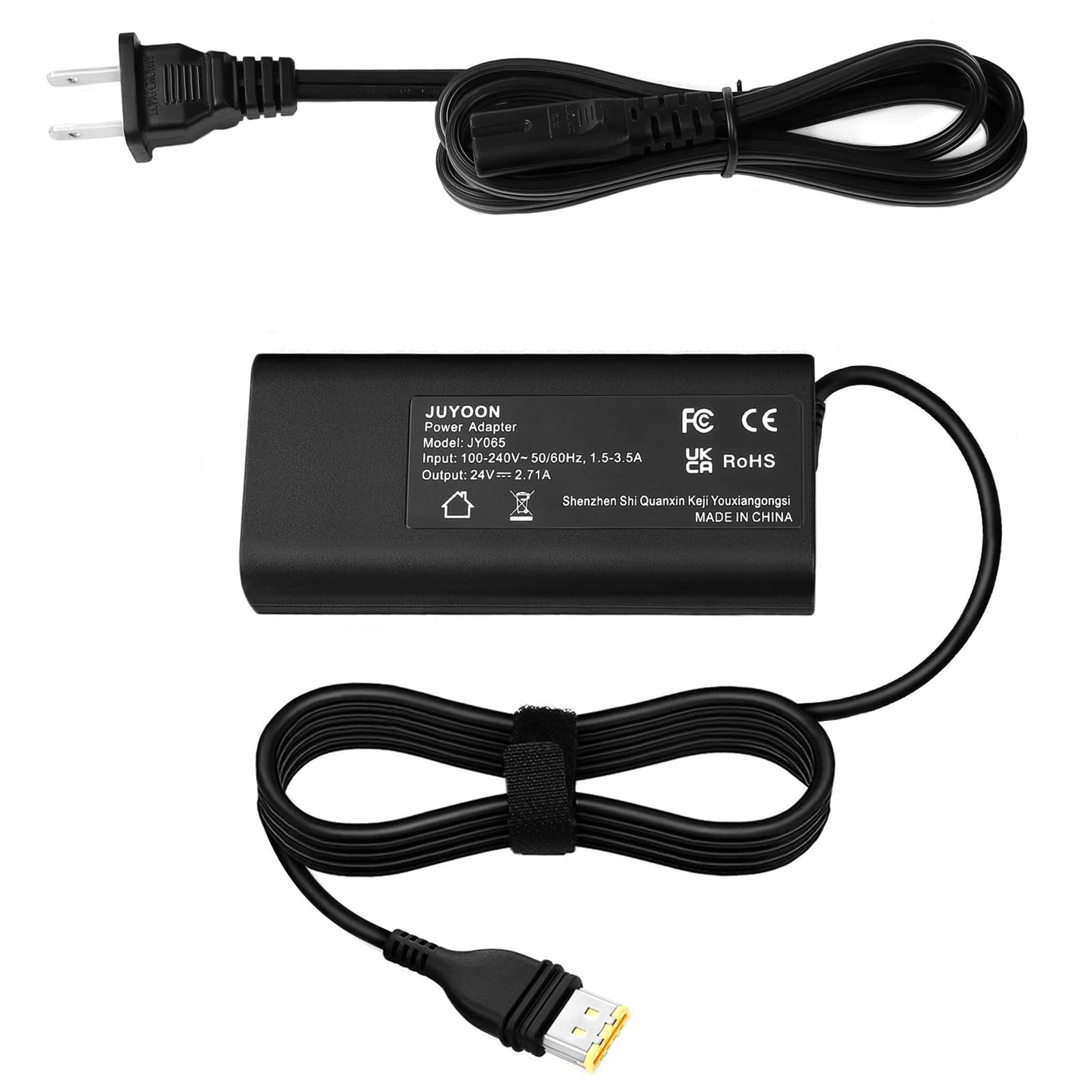 JUYOON 65W 24V Power Supply Compatible with Resmed AirSense 11 S11 AutoSet Elite CPAP Machine Air 11 PSU 65W Airsense 11 Supplies Charger Cable