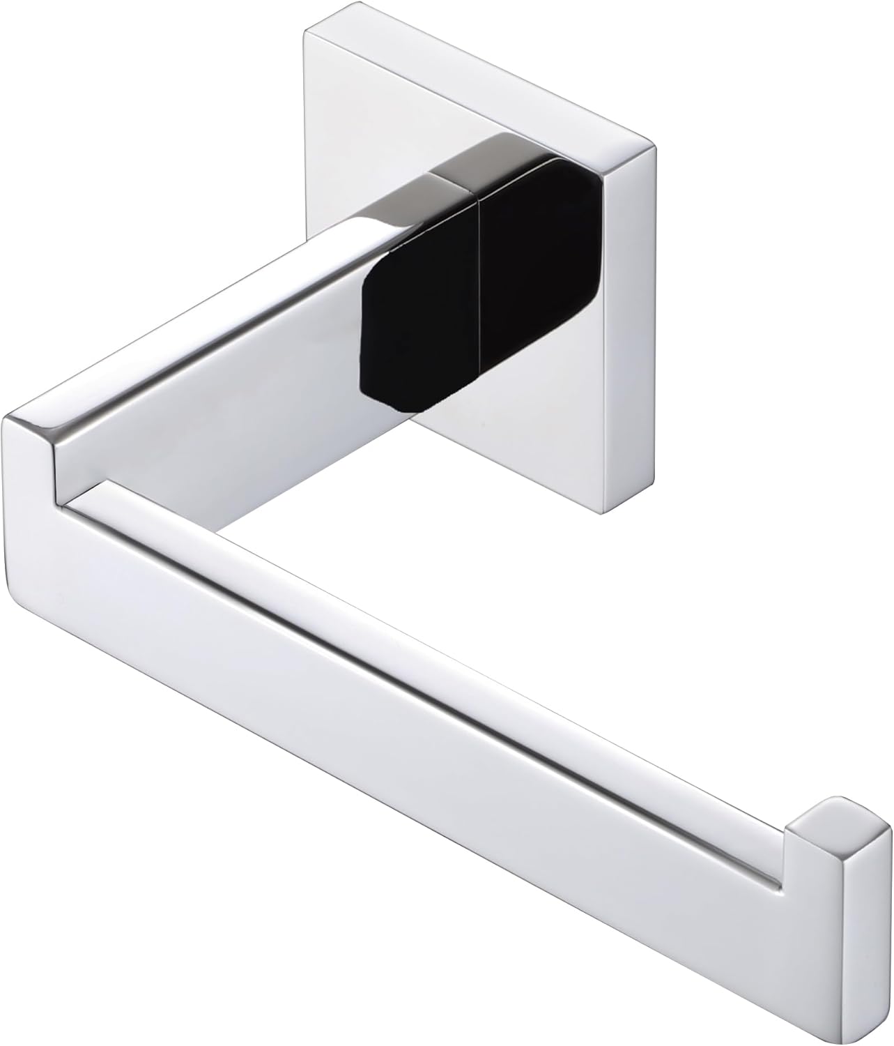 LANC Chrome Toilet Paper Holder, Bathroom Silver Toilet Paper Roll Holder Wall Mounted for Bathroom Washroom Modern TP Tissue Holder Dispenser 304 Stainless Steel Polished Right, A8807CP