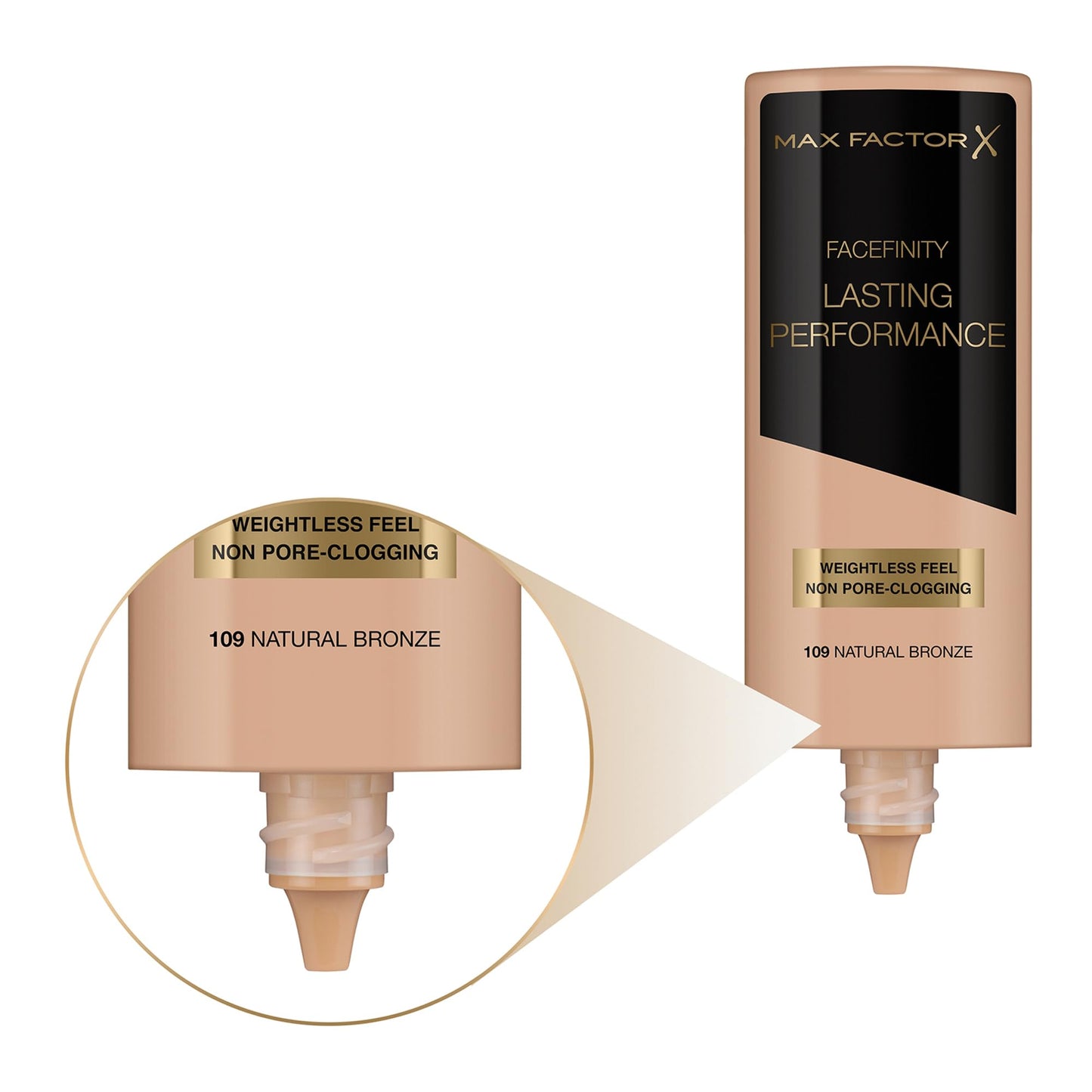 Max Factor Lasting Performance Long Lasting Foundation - # 109 Natural Bronze, 35 ml