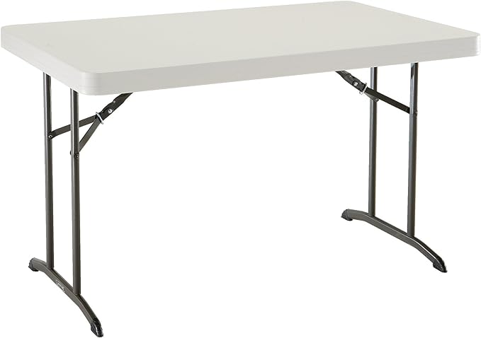Lifetime 80568 48" x 30" Wide Folding Utility Table, 1