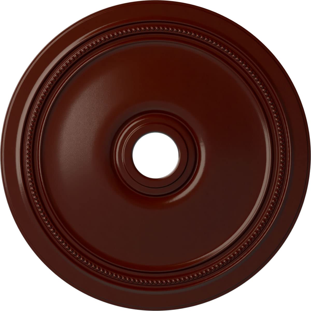 Ekena Millwork Cm24Dibmf Diane Ceiling Medallion, 24Od X 3 5/8Id X 1 1/4P (Fits Canopies Up To 6 1/4), Hand-Painted Brushed Maho