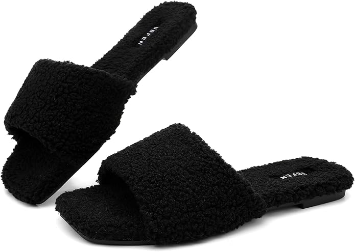 UBFEN Womens Slippers Comfortable Indoor and Outdoor Open Toe House Slipper