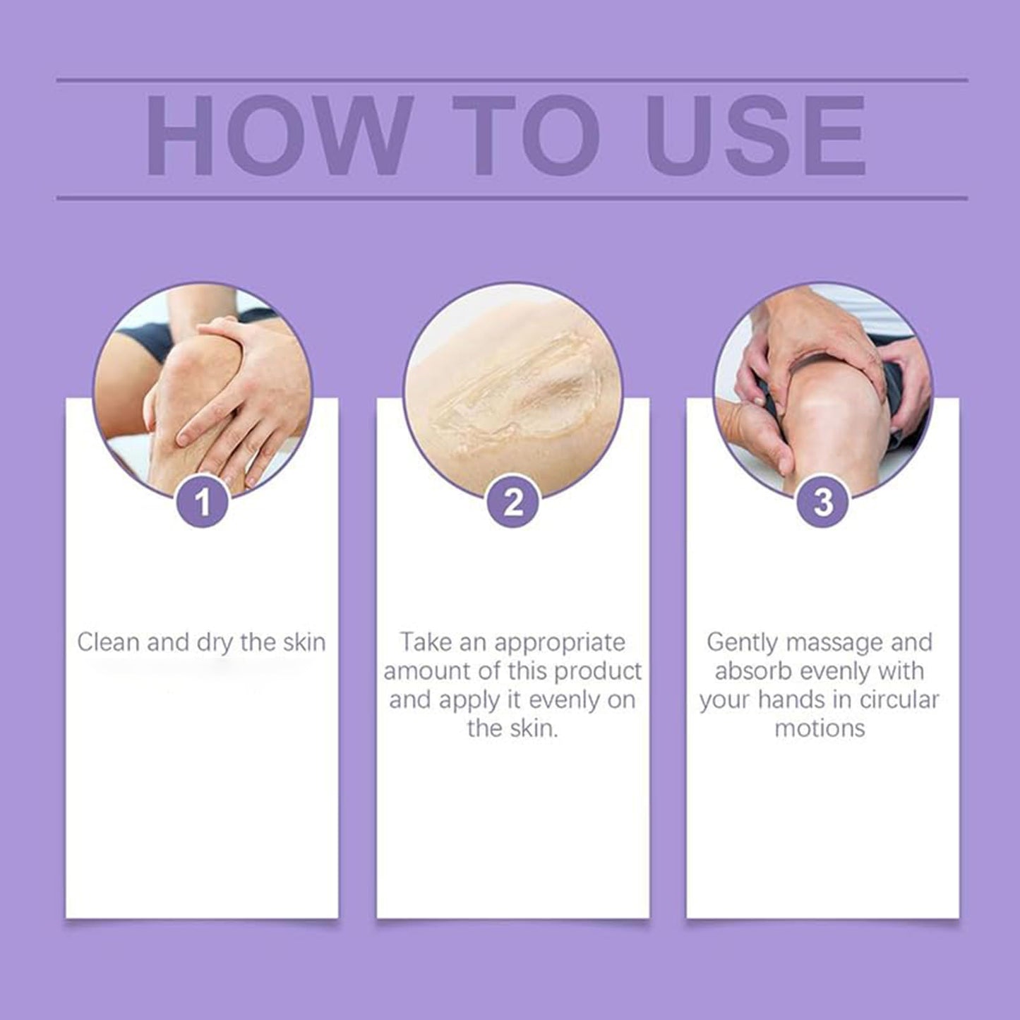 iekufes Joint Purple Gel,Soothing Massage Cream, Full-Body Joint Support for Knees, Lumbar, Neck, Hands & Feet(2PCS)