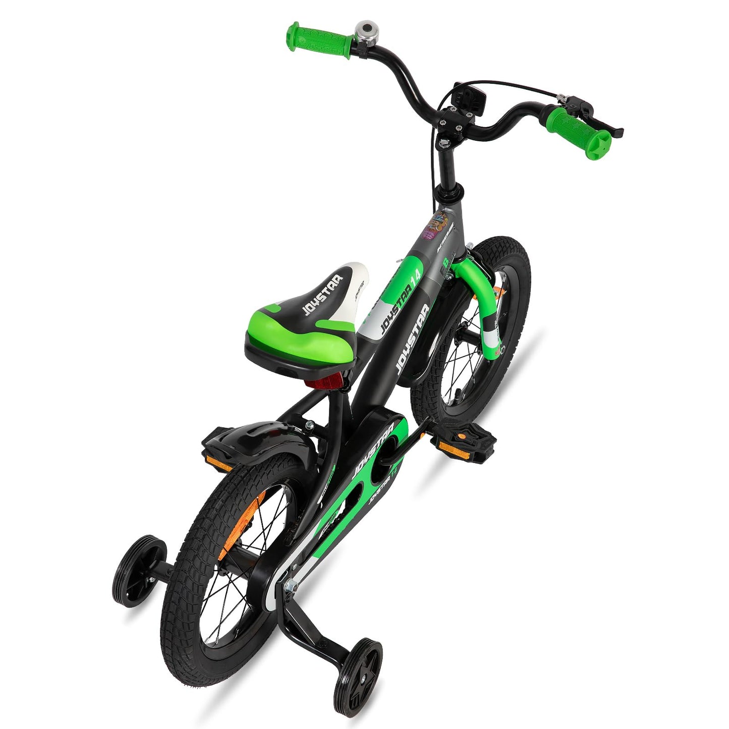 JOYSTAR New Berry 12 Inch Kids Bike for Boys and Girls Ages 3-4 Years Old, Kids Bicycles with Training Wheels & Basket, 12 in Toddler Bike in Green