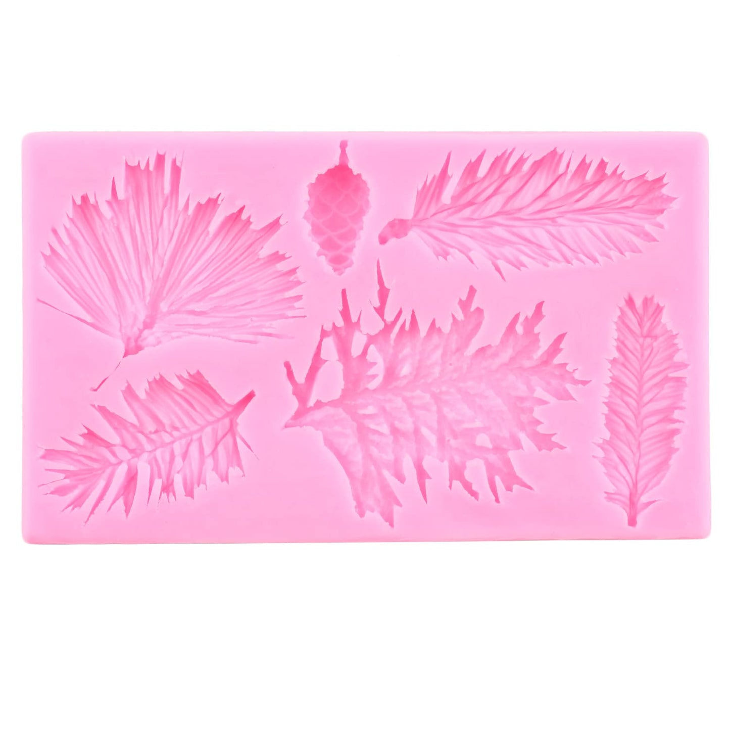 Mujiang Christmas Pinecone Cake Fondant Mold Pine Cone Silicone Chocolate Candy Mold For Cake Decorating Cupcake Topper Sugar Gum Paste Polymer Clay Set Of 2