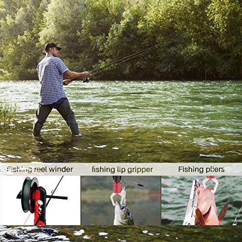 Fishing Pole Reel Combos Telescopic Fishing Rod Kit Spinning Reel Line Lure Accessories Compact Fishing Tackle Bag Lightwe...