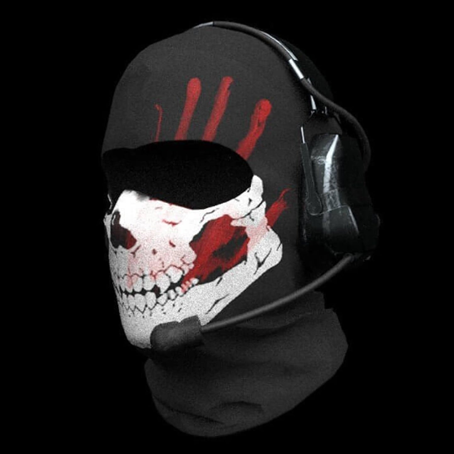 GOPEPOO 2-Pack Ghost Balaclava Face Mask for Men Women Scary Skull Skeleton Cosply Costume Halloween Airsoft Paintball Cycling Motorcycle Black
