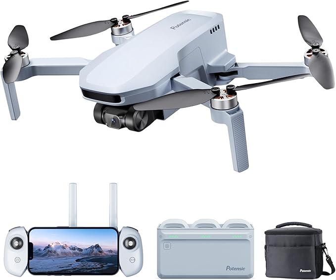 Potensic ATOM SE GPS Drone with 4K EIS Camera, Under 249g, 93 Mins Flight, 4KM FPV Transmission, Brushless Motor, Max Spee...