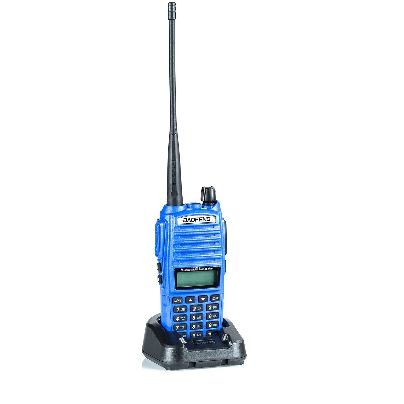 BaoFeng UV-82HP (Blue) High Power Dual Band Radio: 136-174mhz (VHF) 400-520mhz (UHF) Amateur (Ham) Portable Two-Way