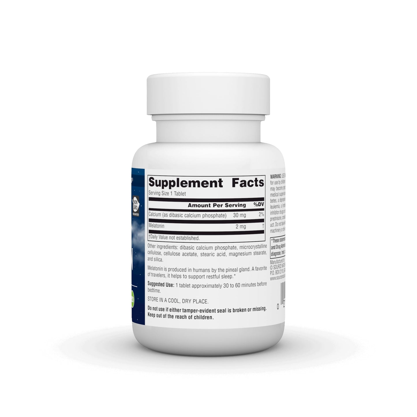 Source Naturals Time Released Melatonin 2 mg - 120 Time Release Tablets