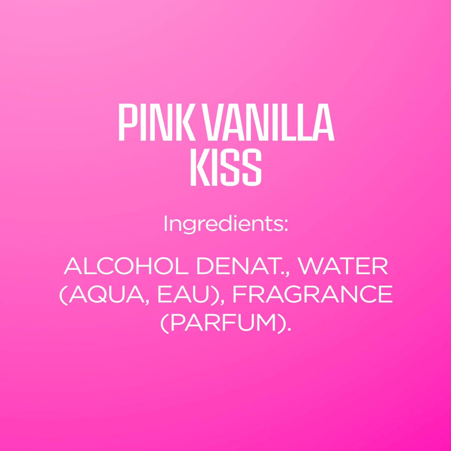 Body Fantasies Signature Fragrance Body Spray, Pink Vanilla Kiss, 8 fl oz (Pack of 2)