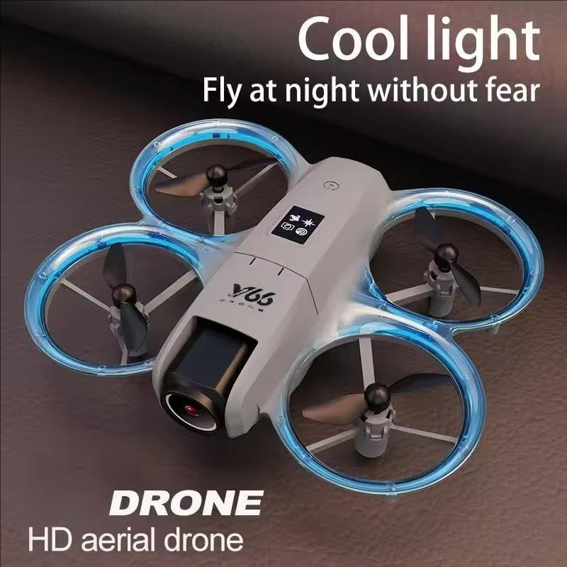 Mini Drone With 1080P Dual Cameras, RC Aircraft Helicopter, Electrically Adjustable 180 Degrees, LED Lights, Propeller Safety Protection, Intelligent Obstacle Avoidance, Headless Mode, One Click Takeoff, 360 Degree Rolling, Hovering, Remote Control Plane