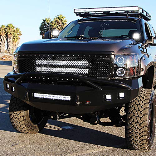 Nilight 20 Inch126W Led Light Bar Spot Flood Combo 2PCS 4 Inch 18W Led Pods Flood Boat Lights Driving Fog Lights Work Ligh...