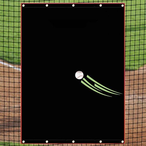 OKAYES Baseball Batting Cage Backstop, Baseball Vinyl Backstop, Baseball & Softball Backstop, Vinyl Backstop for Batting Cage, Heavy Duty Batting Cage Backstop, 6x8 Baseball Backstop for Batting Cage