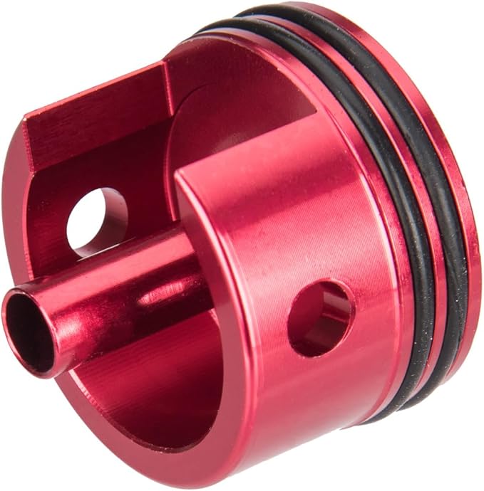 Lancer Tactical CNC Generation 2 V2 Gearbox Cylinder Head for Airsoft AEGs - RED