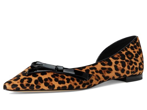 Cole Haan Women's Noella Bow Skimmer, Leopard Print, 8.5-B US