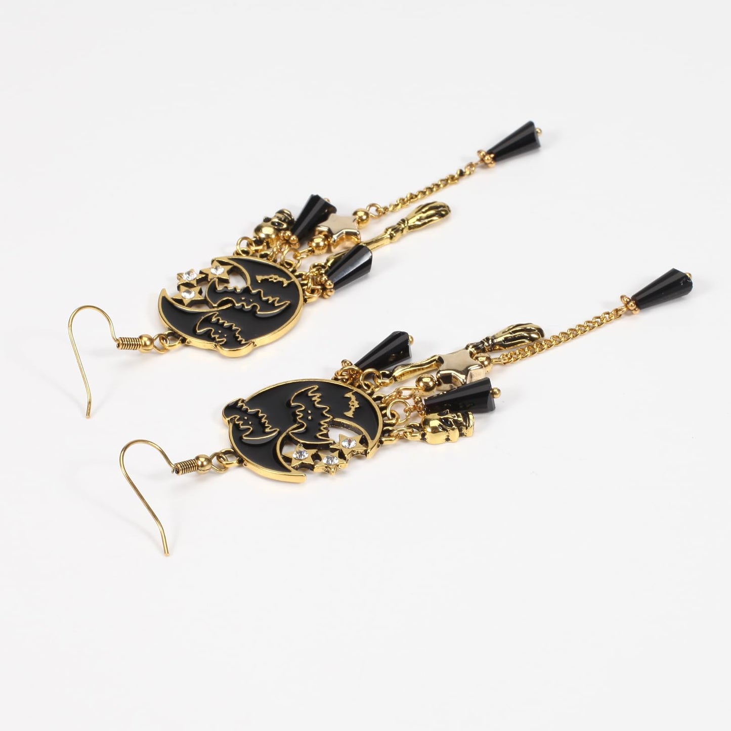 Halloween Earrings for Women Moon Earrings Drop Dangle Gothic Earrings Costume Party Earrings Holiday Festive Jewelry Gifts