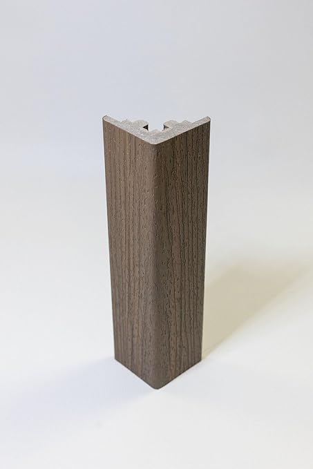 Toasted Sand 12-Inch Composite Deck Corner Fascia Trim - HG Thermaform, Made for Trex Decks, OEM Materials, Easy Installation, Sold Individually