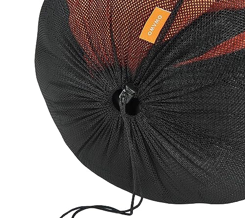 OMVMO 1Pcs100L Mesh Sleeping Bag Storage Sack Stuff Sack Mesh Laundry Bag Drawstring Bag，Tear-Resistant Polyester Mesh,300...