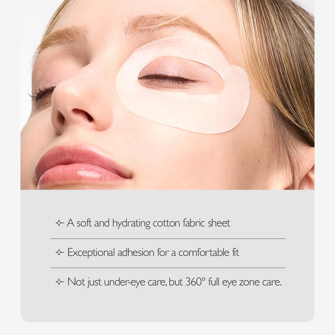 Genabelle PDRN 360 Rejuvenating Eye Mask - Full Eye Area Care for Hydration, Firming & Elasticity with PDRN & Peptides - Targets