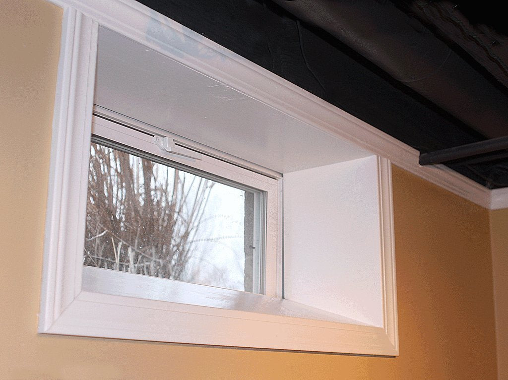 Park Ridge Products VBHI3218PR VBHI Vinyl Basement Hopper Window, 32" x 18", White