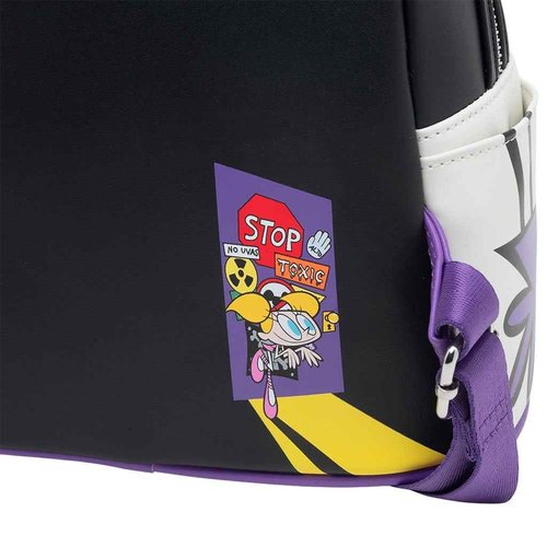 Loungefly Cartoon Network Dexter Glow in the Dark Cosplay Womens Backpack