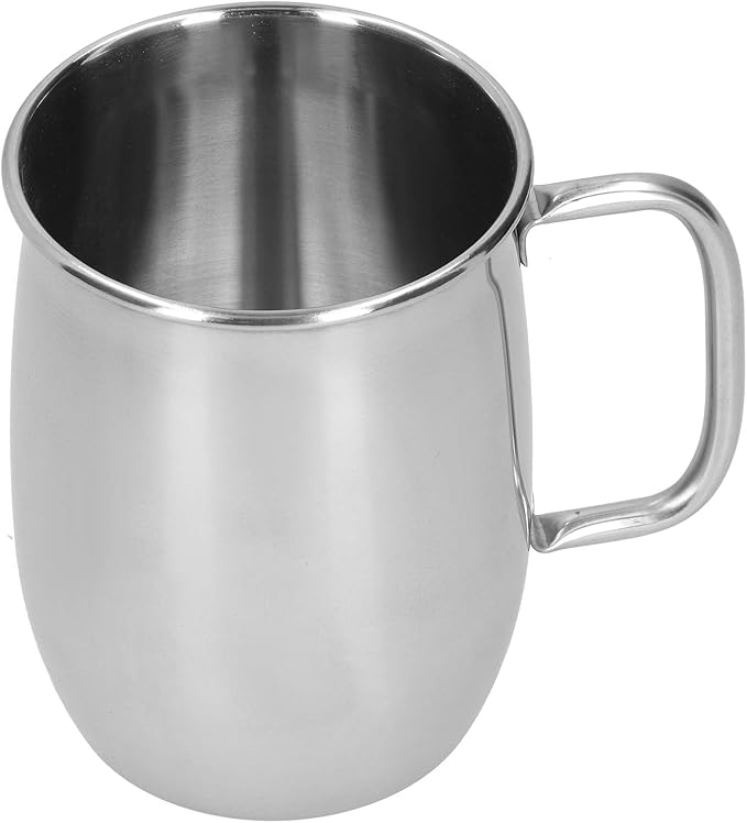 Yosoo 1000ml Stainless Steel Wine Bar Beer Mug,Water Cup with Handle, Portable Coffee Cup Drinkware,Large Capacity Beer Ba...