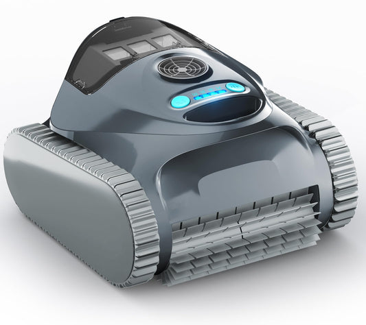 C1 Cordless Robotic Pool Cleaner, Wall & Waterline Cleaning, Pool Vacuum Robot for Inground Pools, Matte Gray