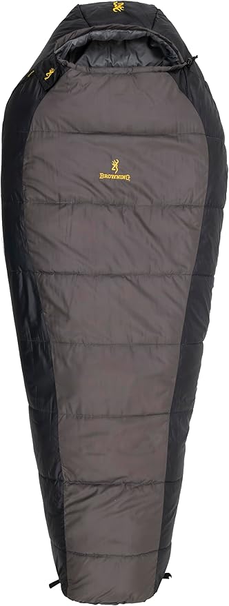Browning Camping Endeavor -20° Mummy Sleeping Bag - Brown/Black