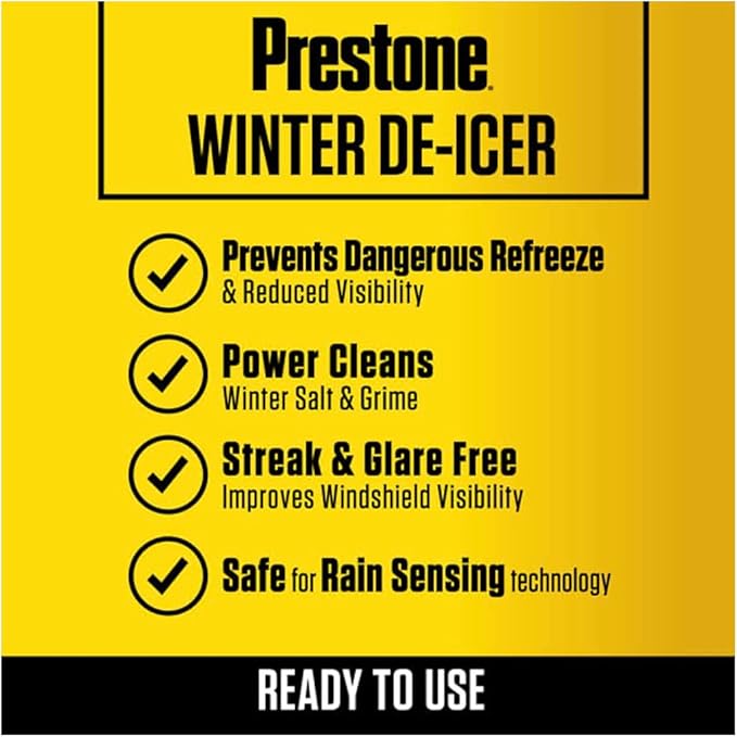 Prestone AS250 De-Icer Windshield Washer Fluid - 1 Gallon