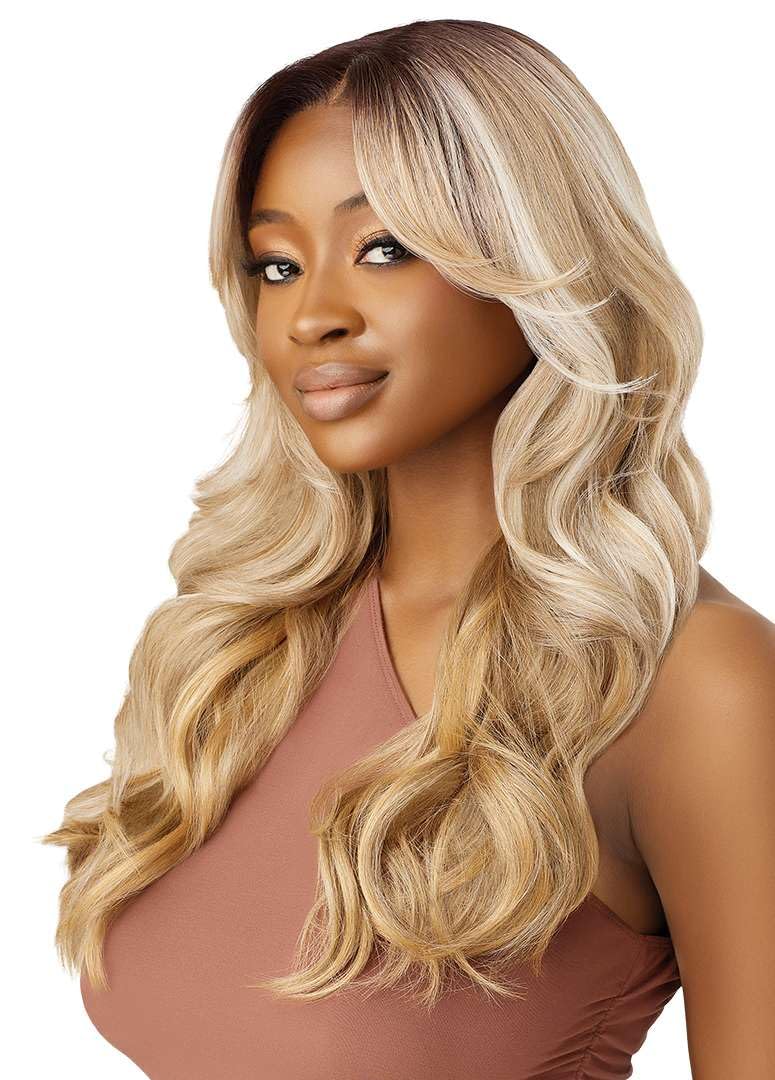Outre Lace Front Wig - Melted Hairline - Alvina (DRFF4/VANILLA ASH BLONDE)