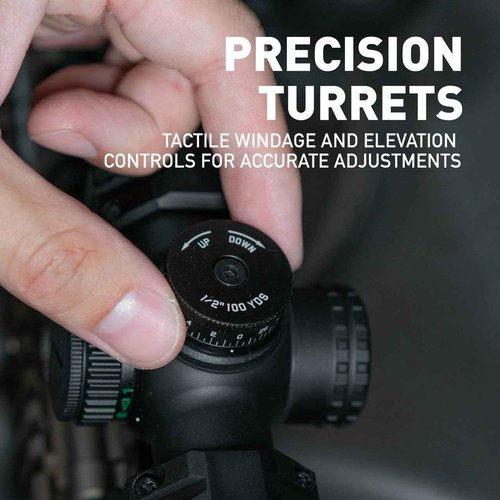 Monstrum Banshee 1-4x20 LPVO Rifle Scope with Offset Scope Mount | BDC-B1 Reticle | Black