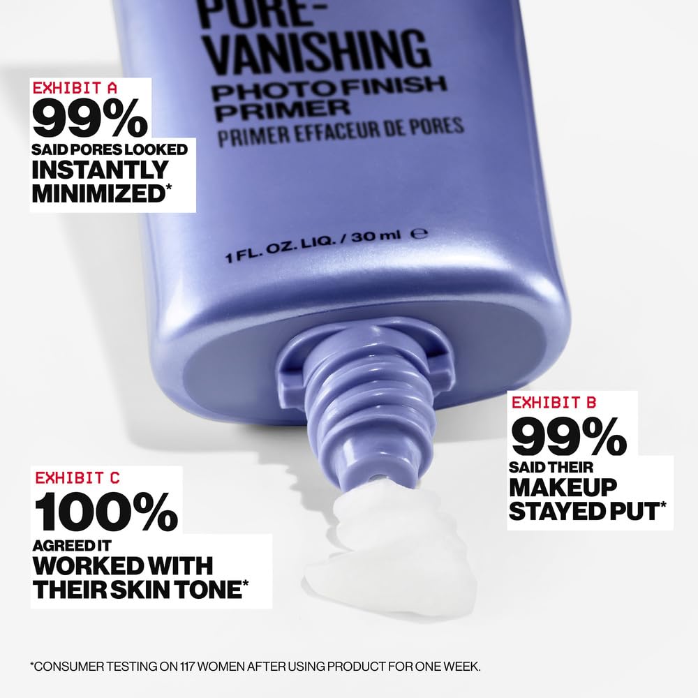 Smashbox Pore Vanishing Primer | Controls Shine, Blurs Pores + Locks in Makeup with a Matte Finish, 1 Fl Oz