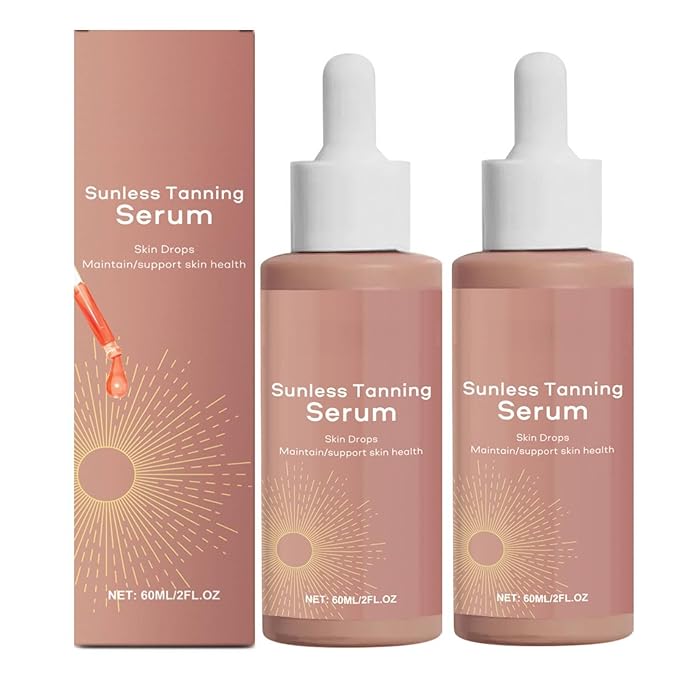2PCS Herbal Sun-Kissed Body Serum, Beach-Ready Hydration & Natural Wheat Glow Enhancer, Long-lasting Moisturizing for Sens...