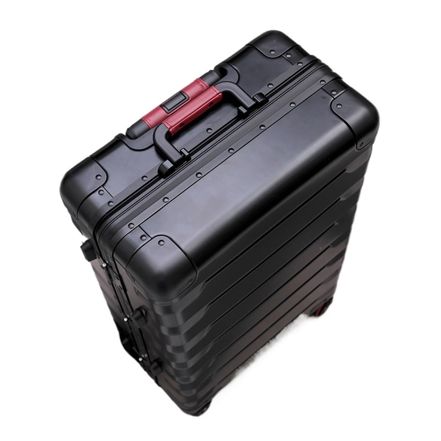 MUdson Trunk All Aluminum Travel Luggage 20/24 Inch Carry-on Men's and Women's Luggage High End Trolley Suitcase Hard Box Durable (Color : Silver, Size : 24")