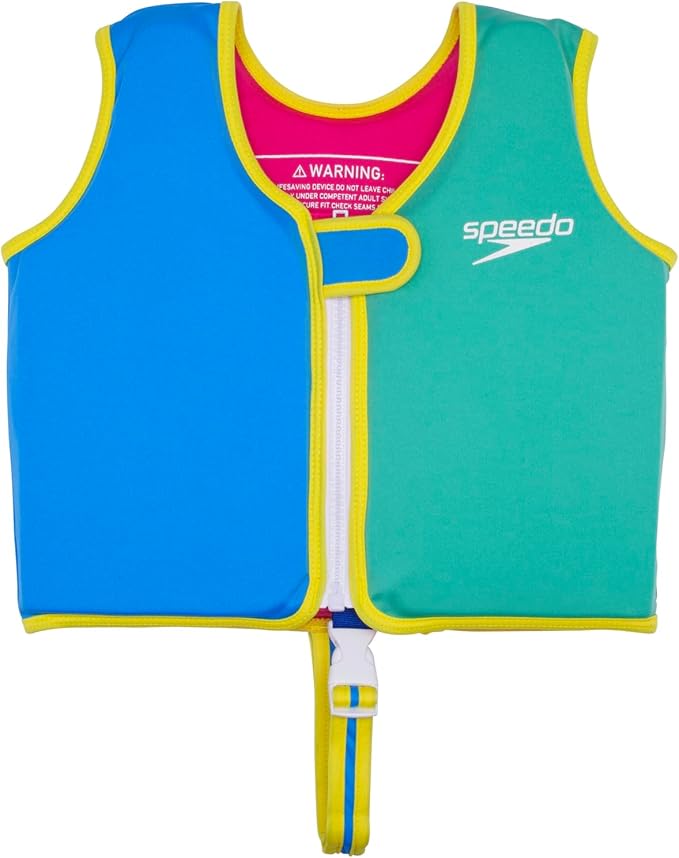 Speedo Kids' Begin to Swim Flotation Classic Life Vest UPF 50