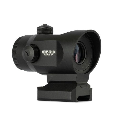 Monstrum Ruckus 3X Prism Scope with Shake Awake | DX1 Reticle