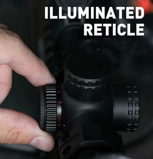 Monstrum Banshee 1-4x20 LPVO Rifle Scope with Offset Scope Mount | BDC-B1 Reticle | Black