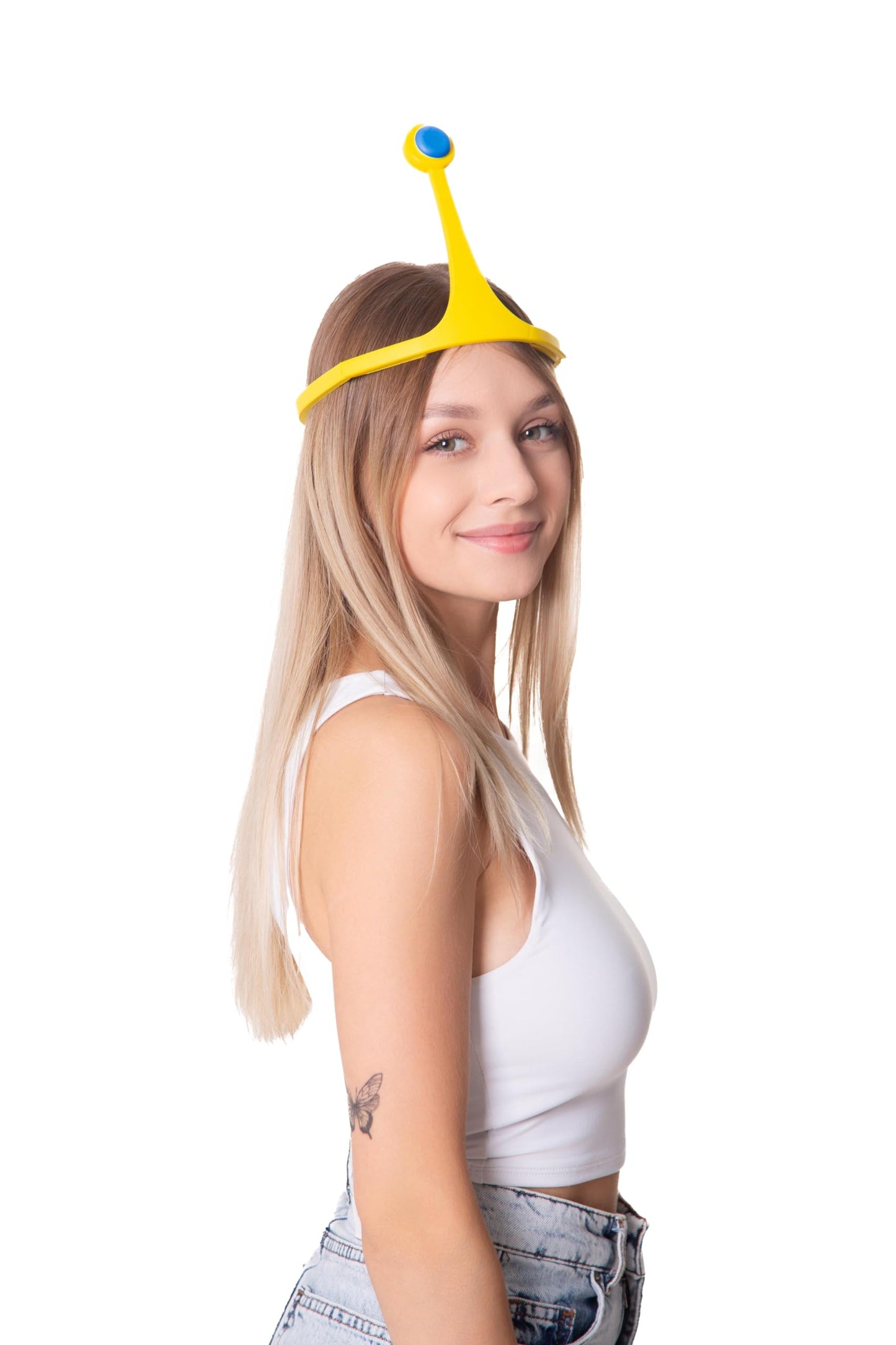 Cosplaya Adult Womens Princess Gold with Blue Jewel Crown - Woman Adult Mens Adventure Cosplay Costume Halloween, One Size