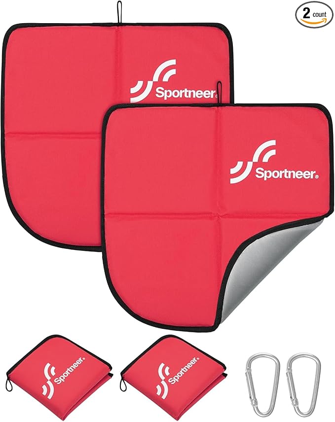 Sportneer Sitting Pad, Lightweight Waterproof Folding Seat Pad for Backpacking, 15.75'' x 15.75'' Portable Camping Seat Mat for Hiking, Picnics & Outdoor Use
