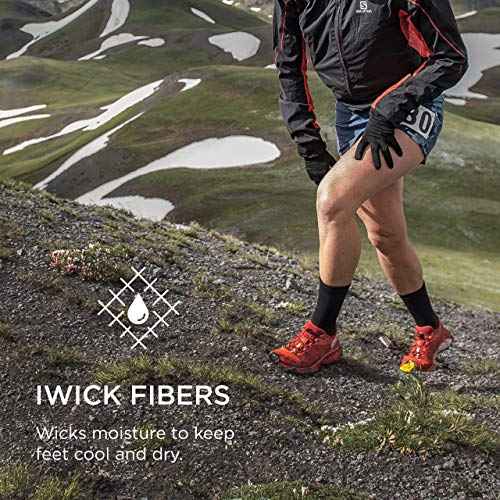 Feetures Elite Light Cushion Mini Crew Sock - Sport Sock with Targeted Compression
