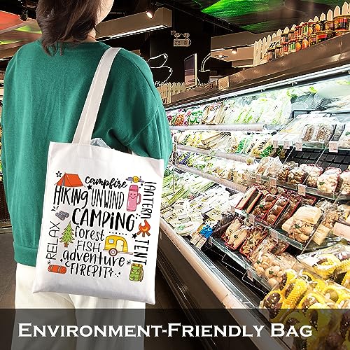 Love To Camp Waterproof Travel Bag Camping Forest Fish Adventure Shopping Bag Camper Life Gift