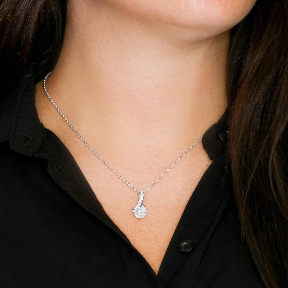 Birthday Gifts for Wife from Husband | Soulmate Necklace with Heartfelt Message Card & Gift Box | Anniversary, Birthday, Christmas or Valentine’s Day Gift for Girlfriend, Fiancée, or Future Wife