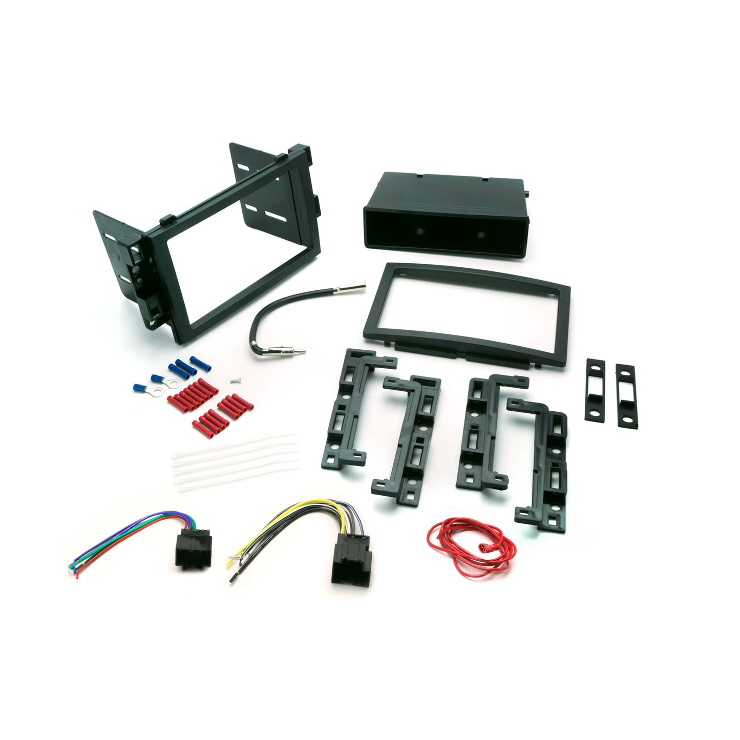 Scosche ICGM10BN Complete Double/Single DIN Stereo Installation Kit for Select Non-Amplified 2006-17 General Motors Vehicles - No Steering Wheel Remote - See Fit Guide in Images to Verify Your Vehicle