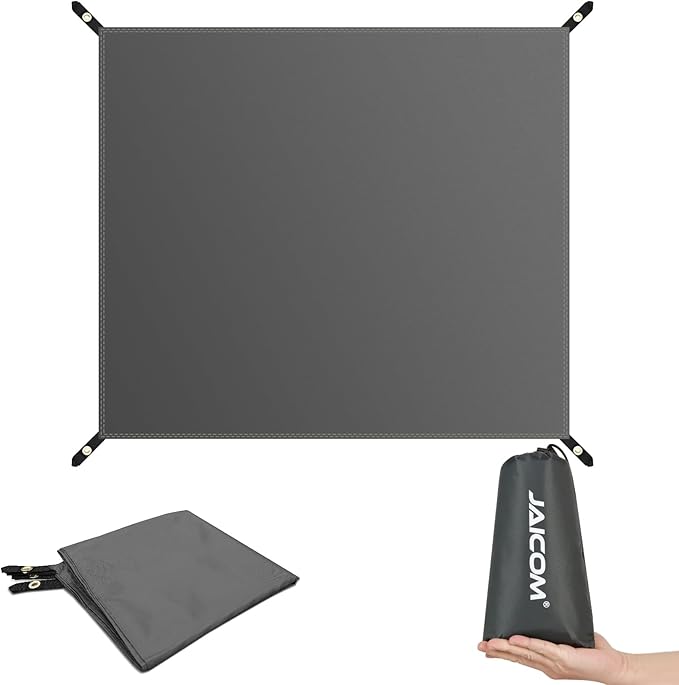JAICOM Tent Footprint - Waterproof Camping Tarp, 1-6 Person Tent Floor Saver, PU 3000mm Small Tarp for Hiking, Backpackin...