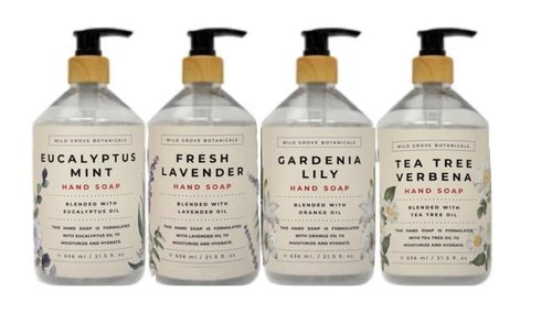 Home + Body Wild Grove Botanicals Hand Soap 16 fl oz (4 pack)