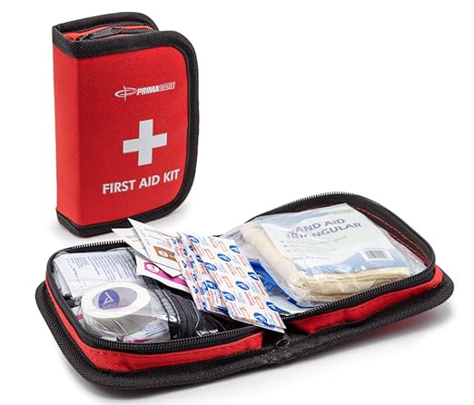 Primacare KB-7411 45 Piece Personal First Aid Kit, 6"x4"x1", with Emergency Medical Supplies, Pocket Size Essential Travel...